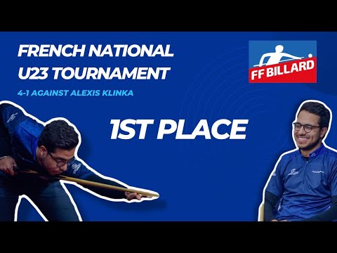 Finale U23 de l'open national FFB de Frontignan : Amine Bounif vs Alexis Klinka