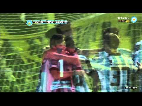 GOL de Bruno Zuculini RACING 1 VS Olimpo 0 28/10/13