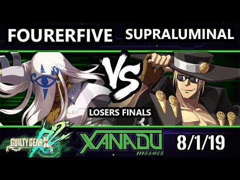 F@X 313 GGXRD2 - fourerfive (Venom) Vs. Supraluminal (Johnny) - Guilty Gear XRD Rev 2 Losers Finals