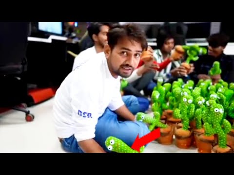 100 talking cactus🎁 experiment||