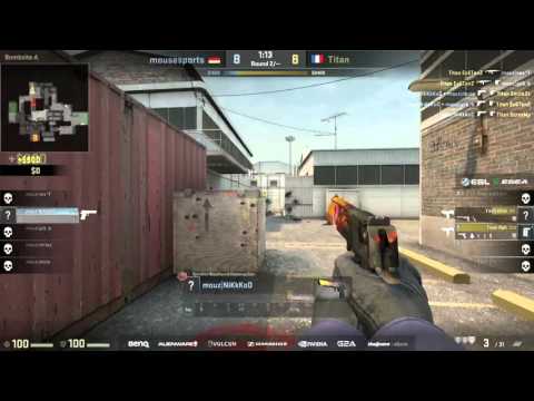 CS:GO - NiKo Deagle ACE against Titan (1vs5 Clutch)