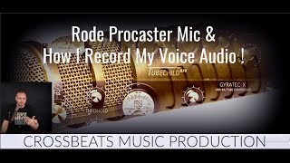 Rode Procaster Mic | My YouTube Recording Mic Setup | Studio One 3.5