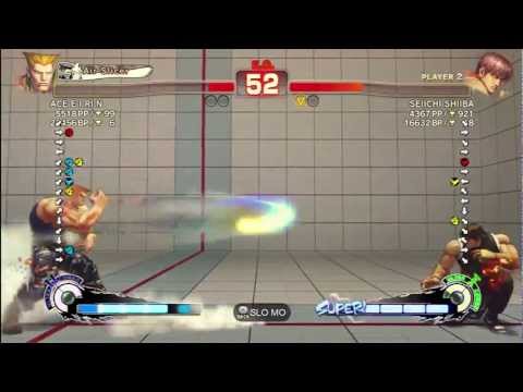 ACE EIRIN (Guile) vs SEIICHI SHIIBA (Guy)