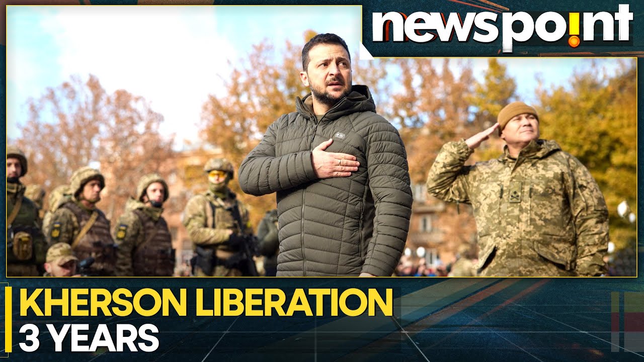 Russia-Ukraine War: Zelenskyy Visits Kherson on Third Anniversary of City’s Freedom |WION Newspoint