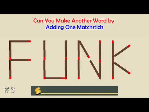Can you make another word from the existing one? | Matchstick Word Puzzles #66 | Brain Teaser
