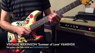 Video thumbnail for Vintage "Summer of Love" Thomas Blug Hendrix Electric Guitar V6MRHDX by eclecticsoundspdx