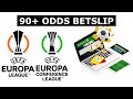 90+ Odds Both Europa & Conference league Betting Tips For Today