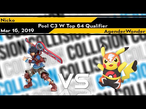 Collision 2019 - Nicko (Shulk) vs AgenderWonder (Pikachu) - Pool C3 W Top 64 Qual