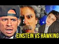 Albert Einstein Vs Stephen Hawking Epic Rap Battles Of History REACTION