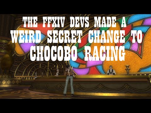 The FFXIV Devs Made a Weird Secret Change to Chocobo Racing
