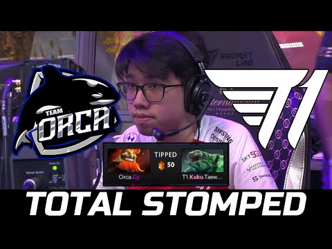 T1 VS ORCA GAME 2  - TOTAL STOMPED