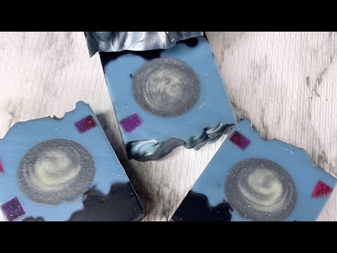 New Journey To the moon cold process soap making