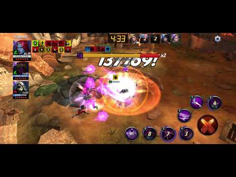 Transcended Mystique vs Corvus stage 60. I Marvel Future Fight