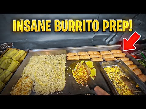 40 BURRITOS... 1 COOK | KITCHEN | Ultimate POV Meal Prep Guide |