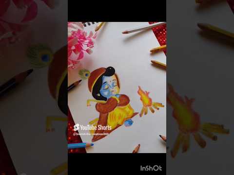happy bhogi to all😍✨ bhogi drawing with colour pencils😍 #bhogikrishna #kannayya #srilohithacreations
