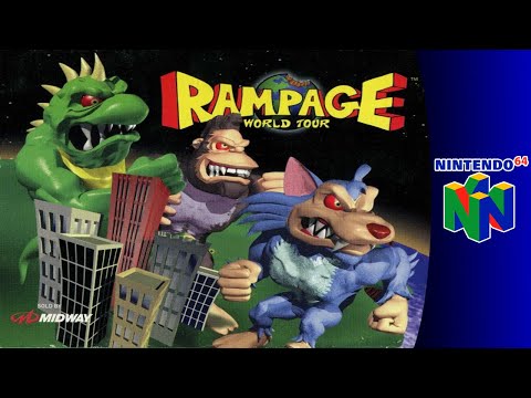Nintendo 64 Longplay: Rampage World Tour