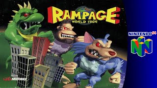 Nintendo 64 Longplay: Rampage World Tour