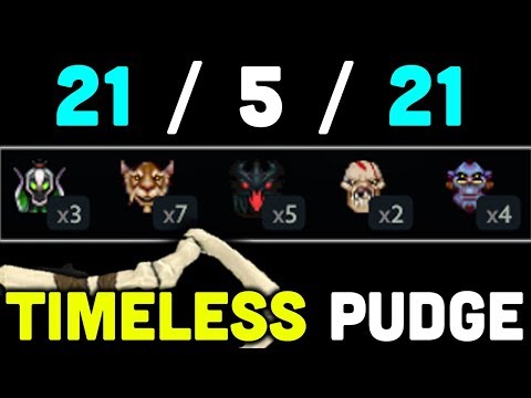 RIP EVERYONE TO HOOK!! - Timeless Pudge Safelane Carry 7.24 Full Gameplay Dota 2