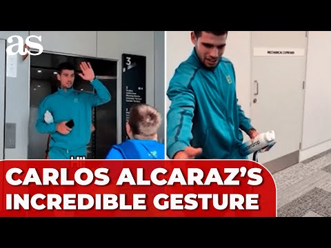 ALCARAZ'S incredible gesture to YOUNG FAN at the AUSTRALIAN OPEN leaves everyone speechless