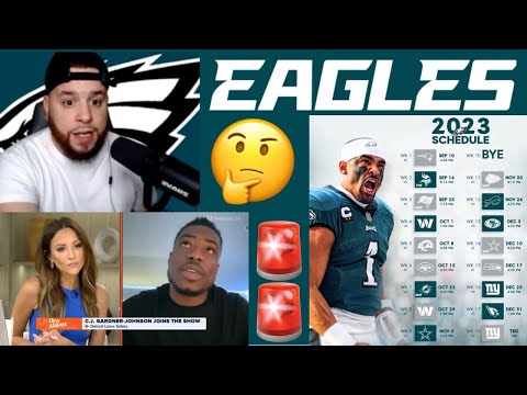 CJ Gardner Johnson On The Eagles + Record Prediction!! Tough Schedule Who Cares!! Eagles Updates!!