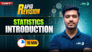Statistics Introduction | CBSE Class 11 Economics | Full Chapter in 1️⃣5️⃣ Mins | Rapid Revision