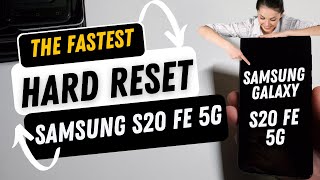 Samsung Galaxy S20 FE 5G. How to Hard Reset  / Factory Reset The Fastest Way ⚡️⚡️