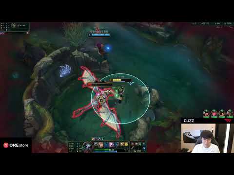 T1 CUZZ PLAYS JUNGLE KHA'ZIX VS NIDALEE - KR CHALLENGER PATCH 10.22