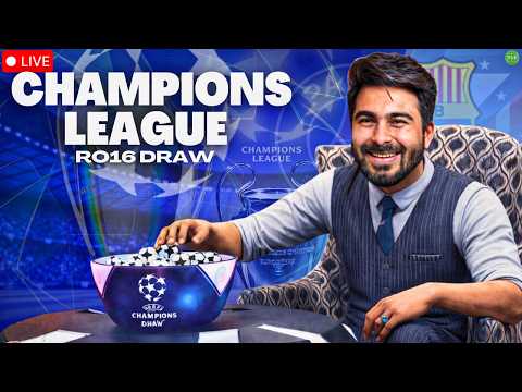 CHAMPIONS LEAGUE RO16 DRAW LIVE! | UCL LIVE TFHD