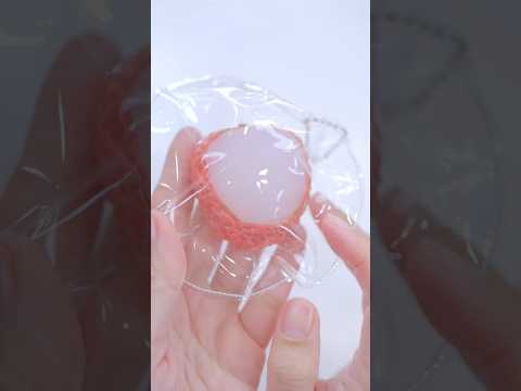 本物そっくりすぎるむにむにライチ触ってみた✊