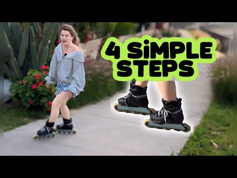 How to PARALLEL TURN on Inline Skates! 💫 4 steps