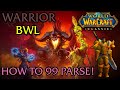 WOW Classic - Fury Warrior - How to parse higher in Blackwing Lair