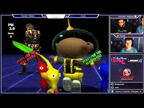 Versus PM Weekly 3/20/16 - Losers Quarters - Hungry Pigeon (Olimar) vs Fluid (Snake)