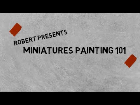 Painting Miniatures 101 extended from  Board game breakfast 103
