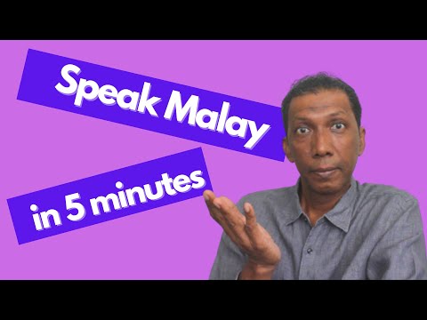 Speak Conversational Malay in 5 minutes - Learn Malay