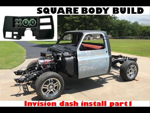 C10 Square Body build. Autometer Invision LCD dash! Part 1