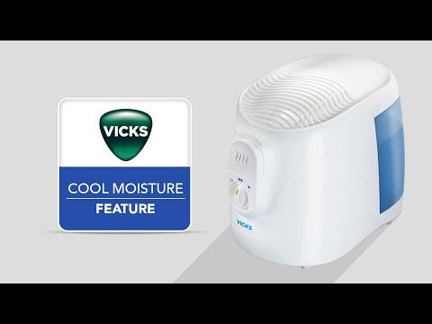 Vicks Filtered Cool Moisture Humidifier VEV320 - Features