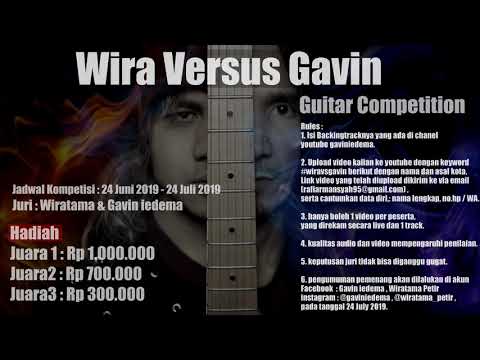 Wira versus Gavin Guitar Competition (backingtrack)