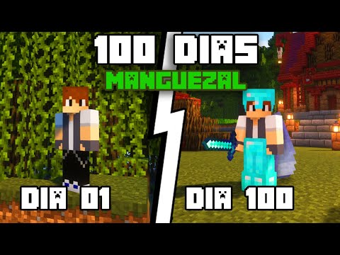 Eu Sobrevivi 100 Dias em um MANGUE no Minecraft Hardcore - O Filme