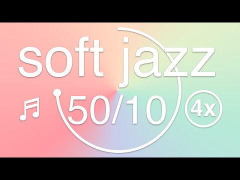 50 minute Soft Jazz Pomodoro Timers with 10 minute breaks