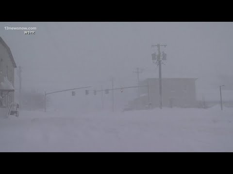 Winter storm warning in effect as another round of snow hits East Coast