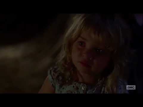 The walking dead Carl and Judith’s last talk-final goodbye