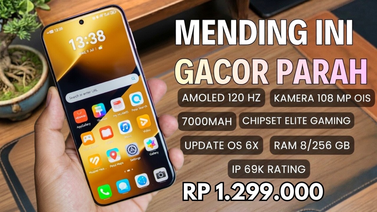 NAH INI BARU PAS‼️RAM 8/256GB + 108 MP OIS - HP 1 JUTAAN TERBAIK APRIL 2026