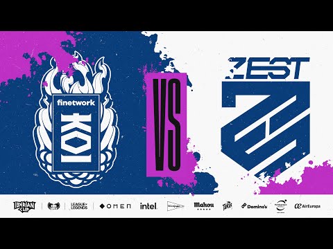 Finetwork KOI VS Zest - RONDA 1 - MAPA 1 - IBERIAN CUP2022 - LEAGUE OF LEGENDS