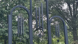 greensboro arboretum chimes (music of the spheres wind chimes) #windchimes #nature