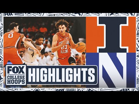 No. 13 Illinois Fighting Illini vs. Northwestern Wildcats Highlights 🏀 FOX College Hoops