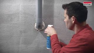 Watertight Pipe Penetration Sealing With Soudal Aquaswell
