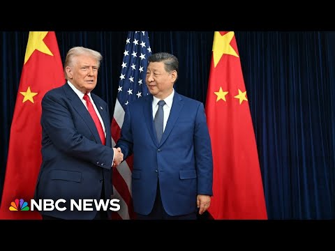 Trump says it's an 'honor' to be with Xi as meeting begins