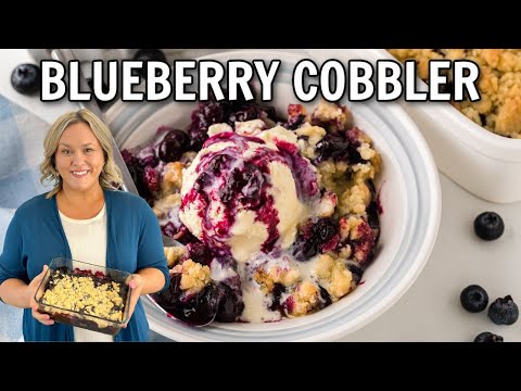 Easy Blueberry Cobbler