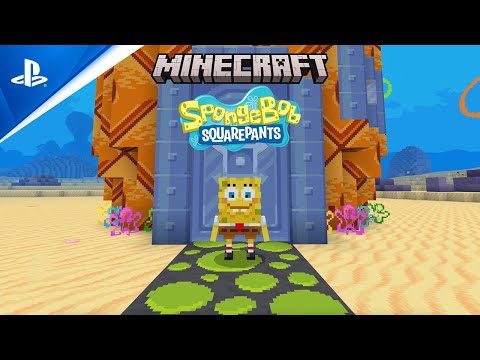 Minecraft - SpongeBob DLC Trailer | PS4 Games