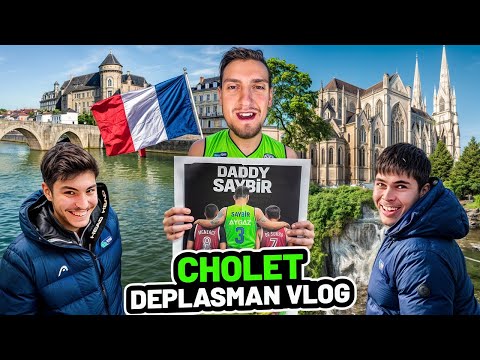 ON THE WAY TO THE TOP 16 🏆 WE STOPPED IN FRANCE 😉📍🇫🇷 - CHOLET AWAY MATCH VLOG 🏀
